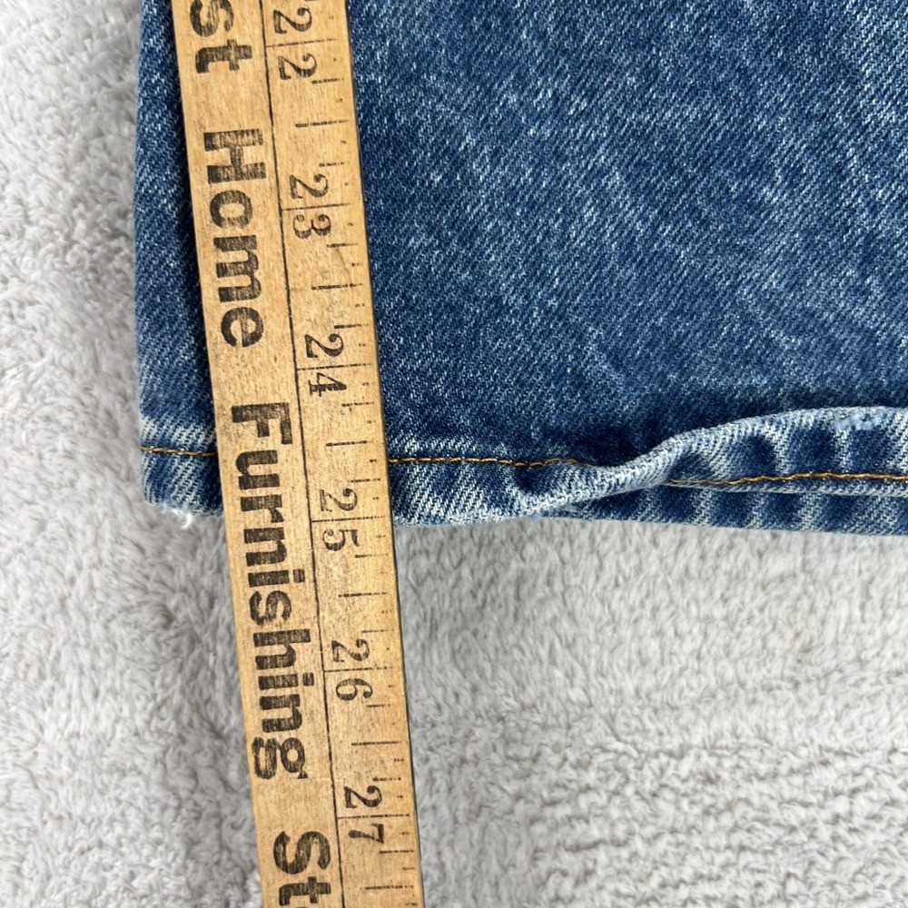 We The Free Baggy Wide Leg Distressed Jeans 29 Blue Knee Blowout Women Grunge - Picture 9 of 11